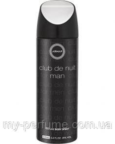 Мужской парфюмированный дезодорант Armaf CLUB DE NUIT Men 200 ml - фото 1 - id-p642445703