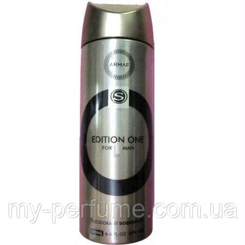 Мужской парфюмированный дезодорант Armaf EDITION ONE 200 ml - фото 1 - id-p642445740