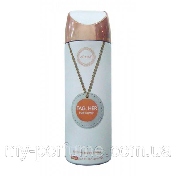 Женский парфюмированный дезодорант Armaf TAG-HER 200 ml - фото 1 - id-p642445756
