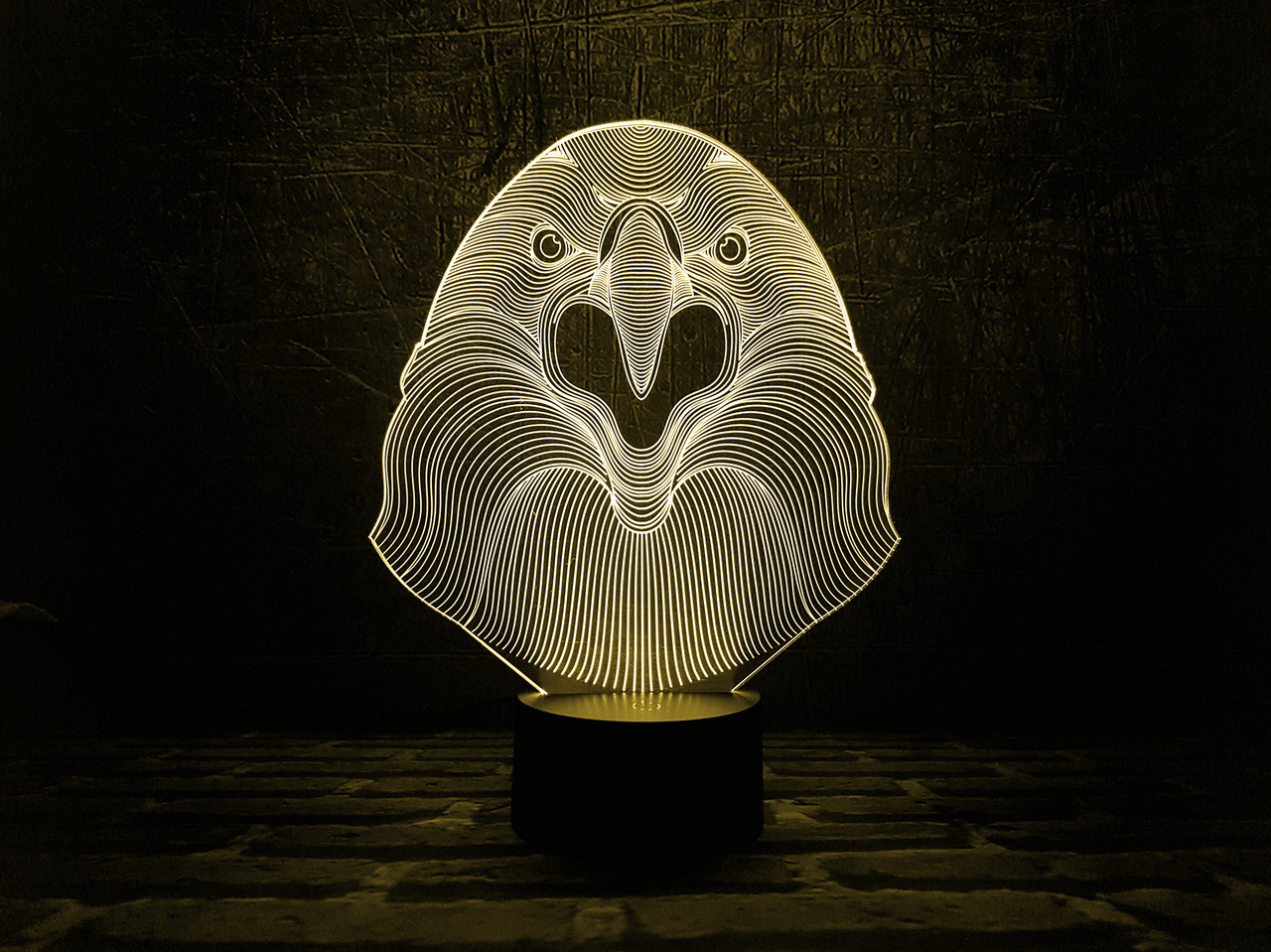 Змінна пластина для 3D ламп "Орел" 3DTOYSLAMP, фото 1