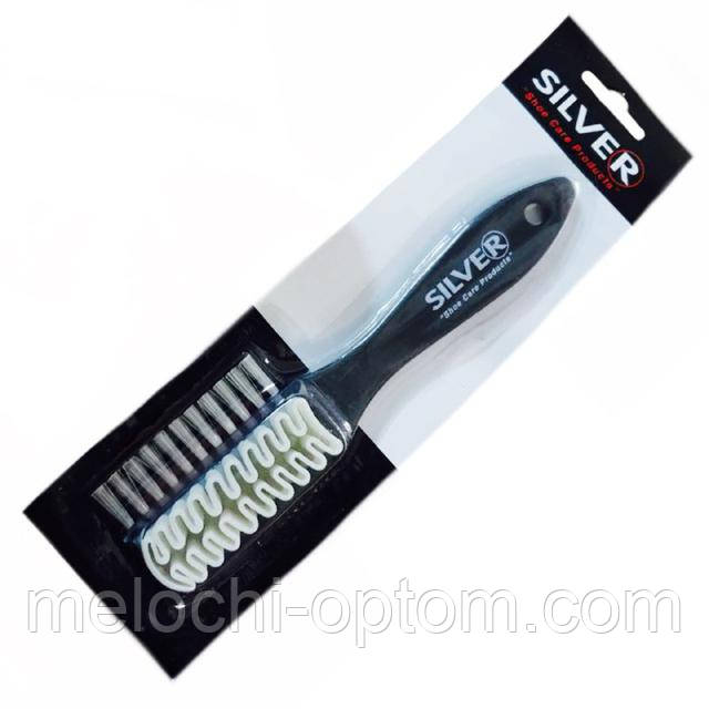 Взуттєві щітки SILVER для замші та нубука Взуттєві щітки SILVER для замші та нубука