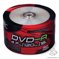 Диск Emtec DVD-R 4,7 GB 16x Shrink/50