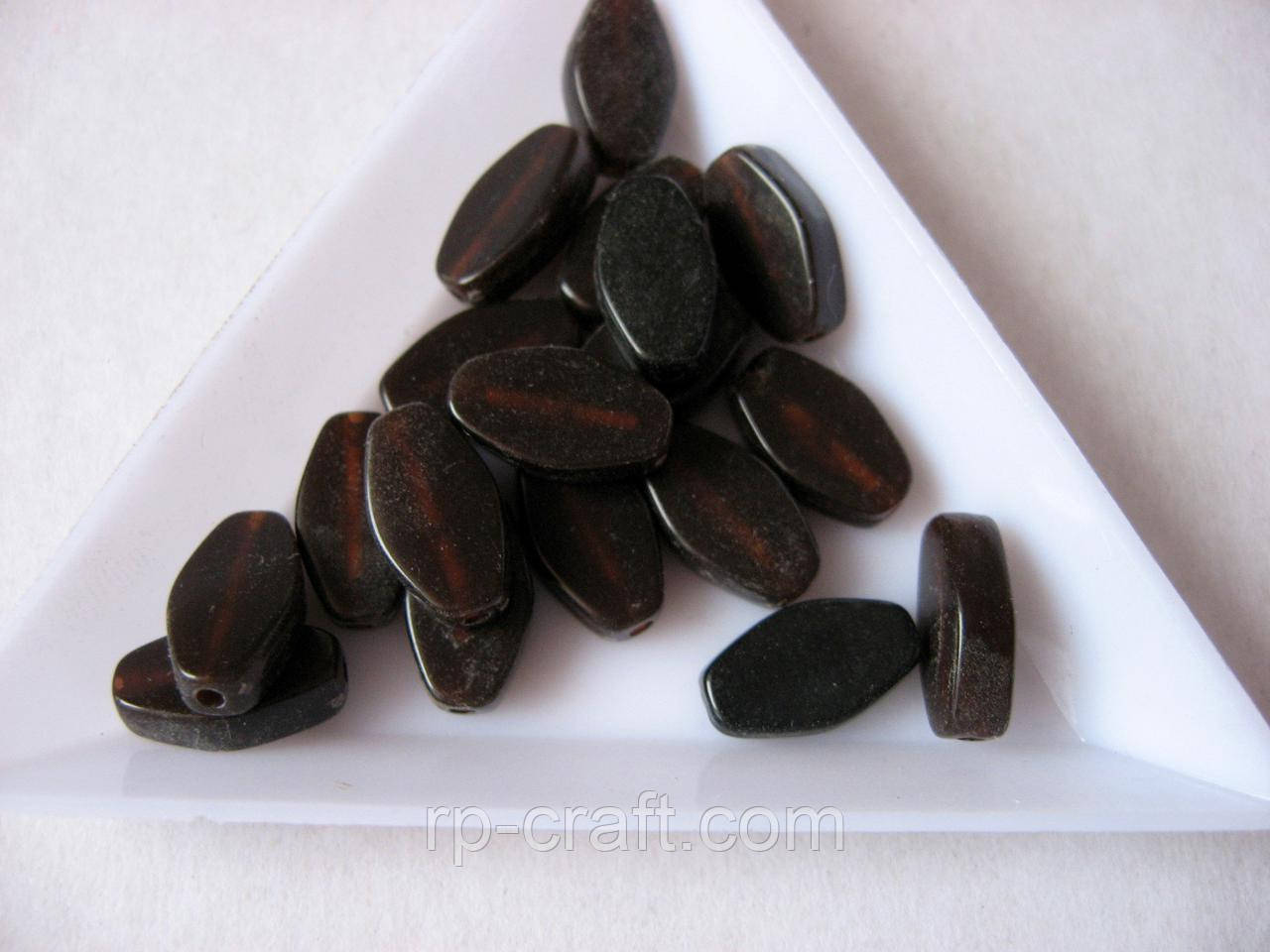 Бусіна пластикова, зернишко, 7х13 мм, фото 1