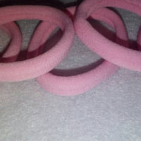 Резинка бесшовная микрофибра 5 см, розовая