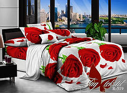 Комплект постільної білизни Сімейний Ранфорс, бавовна ТМ TAG R519