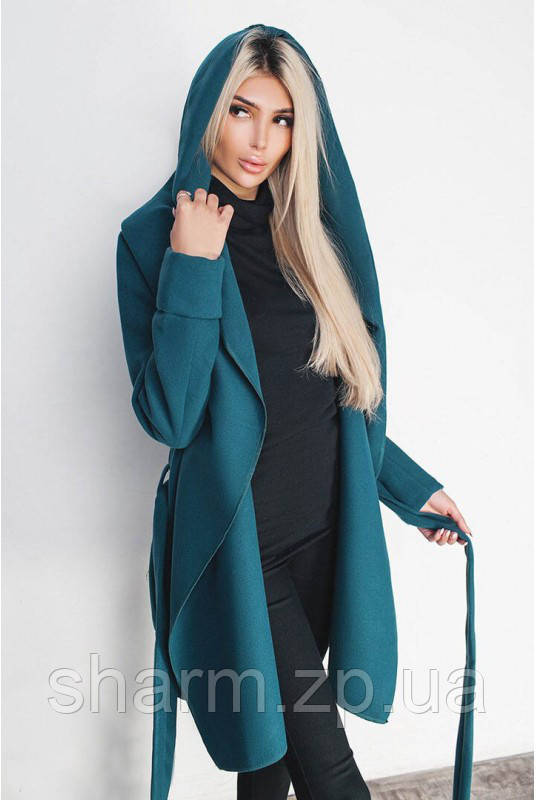 Жіноче демісезонне пальто Lagerta до 60 розміру, фото 1