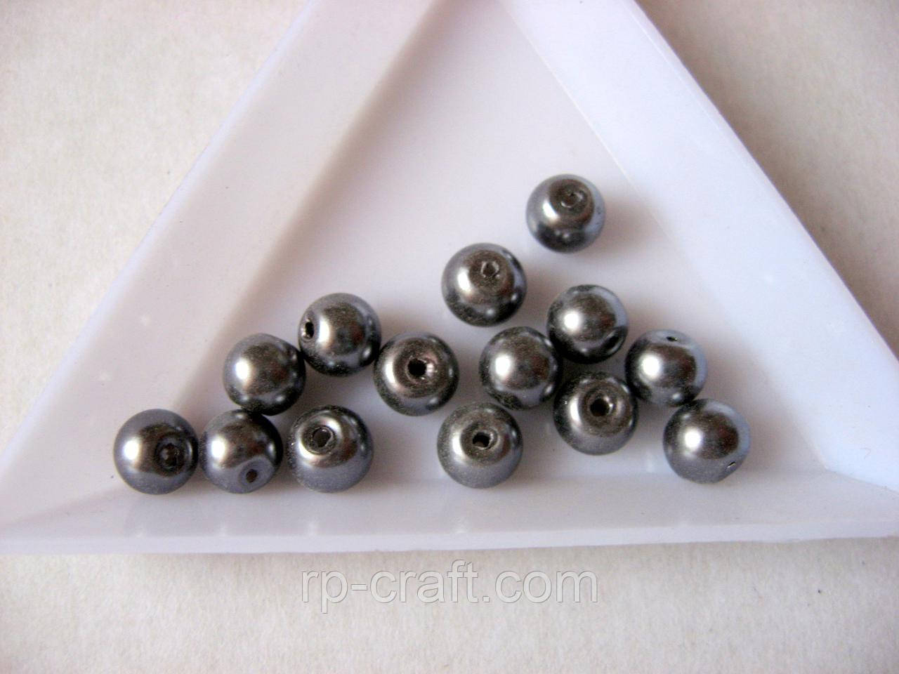 Купить Бусина пластиковая, шар, перламутр, искусственный жемчуг, 6 мм ...