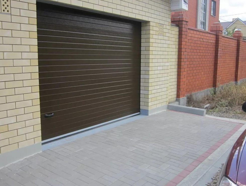 Автоматичні секційні ворота alutech trend 4125 ш 2125