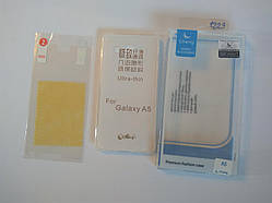 Силіконовий чохол бампер "Cherry" + плівка для Samsung Galaxy A5 A500 (2015)