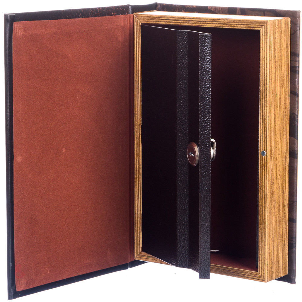 Книга-сейф металлическая с двумя ключами Сова 26х17х5 см 10001-034 - фото 2 - id-p642628004