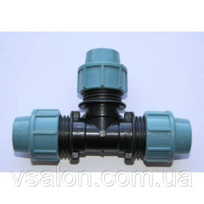 Трійник затискний 32, фото 1