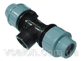 Трійник різь внутрішня 32*1/2", фото 1