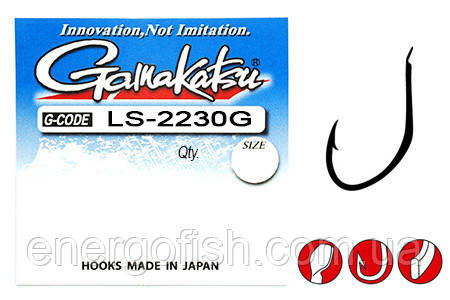 Гачок Gamakatsu LS-2230г № 4 Gold 25шт