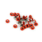 Люверси Блочки для шкіри, тканини 4мм Мікс 25шт LVM003, фото 2