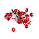 Люверси Блочки для шкіри, тканини 4мм Мікс 25шт LVM003, фото 4