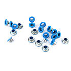 Люверси Блочки для шкіри, тканини 4мм Мікс 25шт LVM003, фото 5