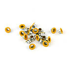 Люверси Блочки для шкіри, тканини 4мм Мікс 25шт LVM003, фото 9