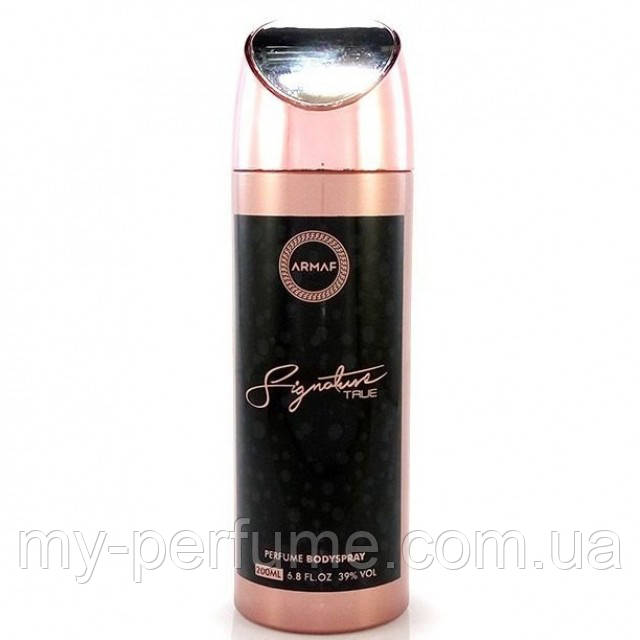 Женский парфюмированный дезодорант Armaf Signature True 200 ml - фото 1 - id-p642445811