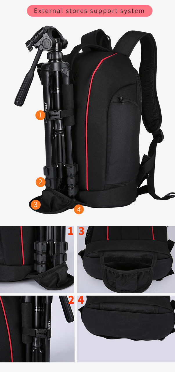 Фоторюкзак, рюкзак для фотоаппаратов Tigernu (тип "Т-X6006") - фото 10 - id-p642737648