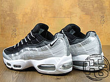 Чоловічі кросівки Nike Air Max 95 Black/Gray/White 814914-001, фото 4