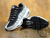 Чоловічі кросівки Nike Air Max 95 Black/Gray/White 814914-001, фото 5