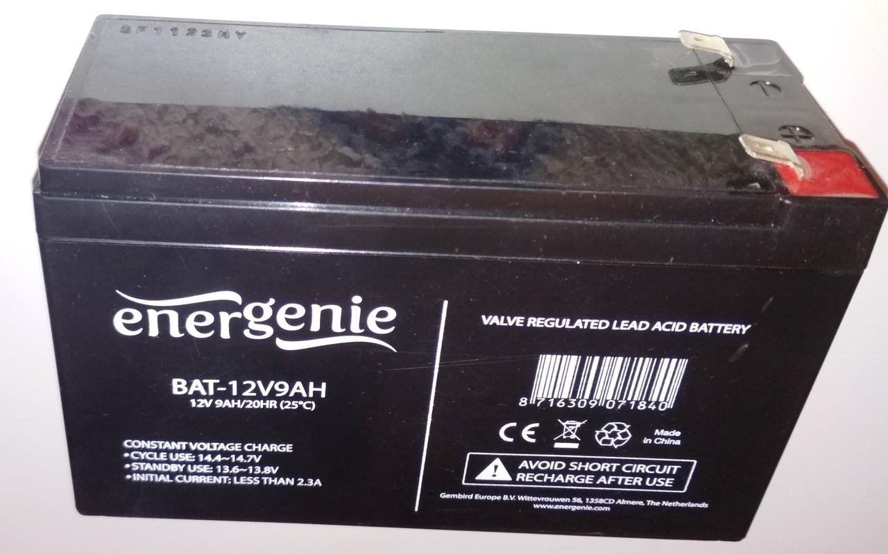 Акумулятор для ДБЖ EnerGenie 12В 9 Ач (BAT-12V9AH)