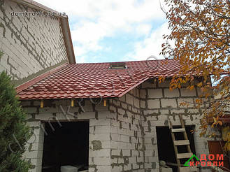 Монтаж модульной металлочерепицы Финера,