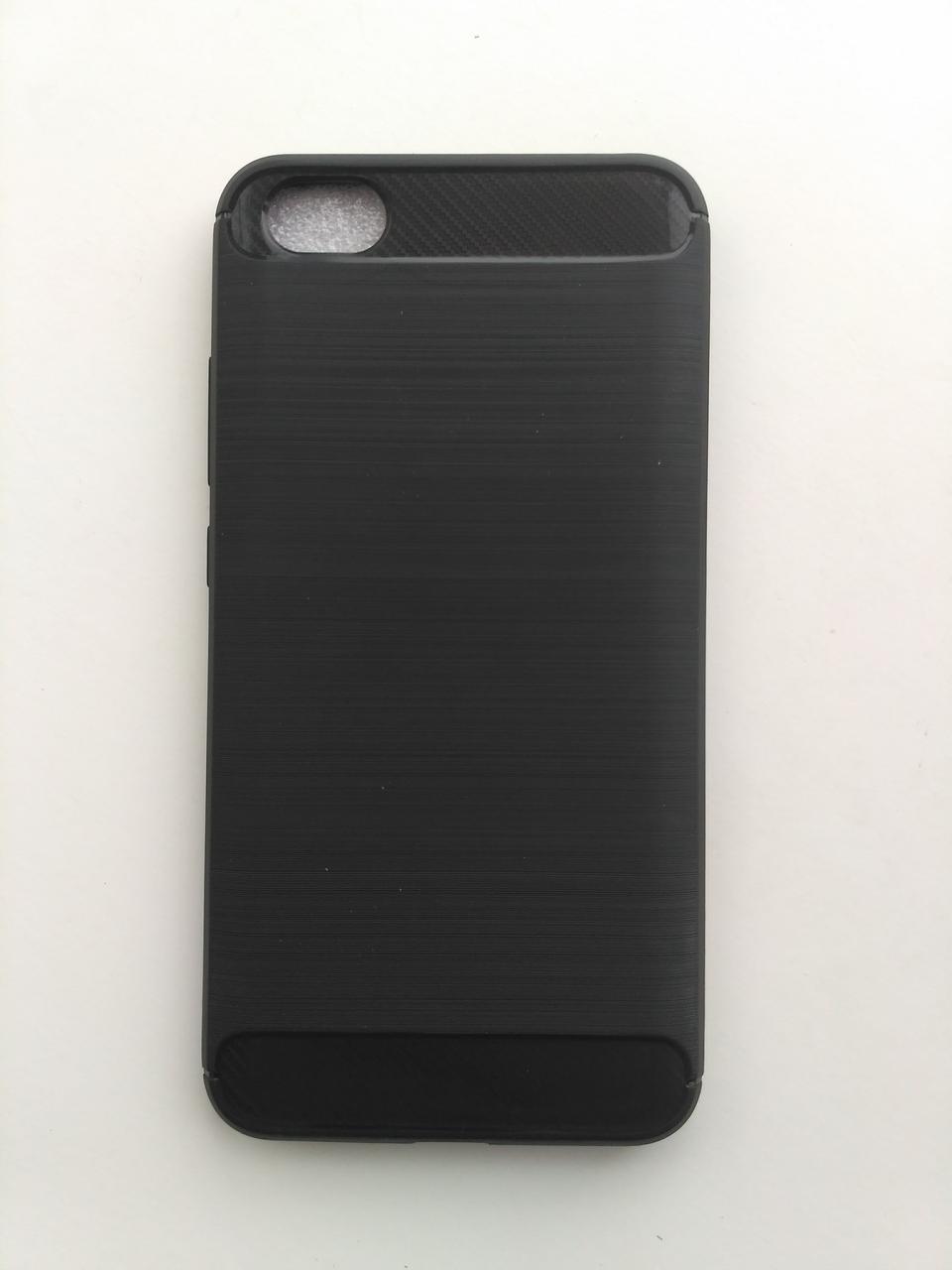 Силіконовий чохол Carbon для Xiaomi Redmi Note 5a чорний Чорний [1205]