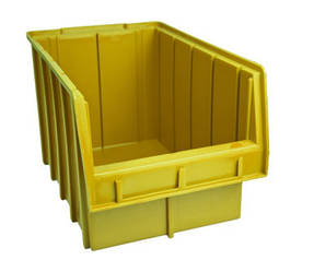 Складські ящики для складу 700 жовтий - 200 х 210 х 350 Шостка