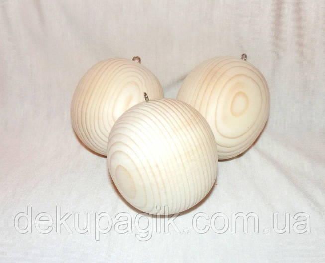 Куля дерев'яний 6см, фото 1