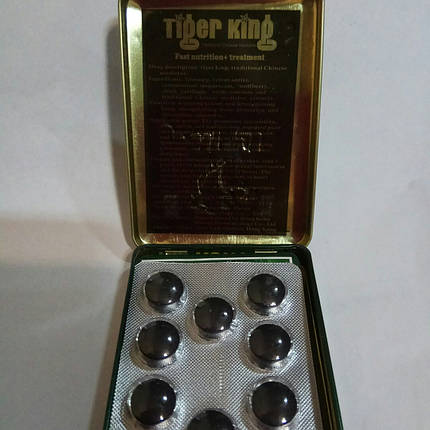 Таблетки для потенції Король Тигр/Tiger King (10 таблеток), фото 3