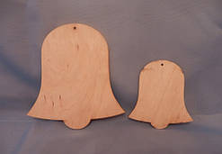 Підвіска Дзвіночок 10см (фанера 4мм)