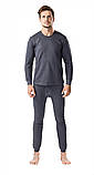 Термофутболка чоловіча з довгим рукавом SPAIO Warm Zone 01 (чоловіча термобілизна, термокофта реглан), фото 4