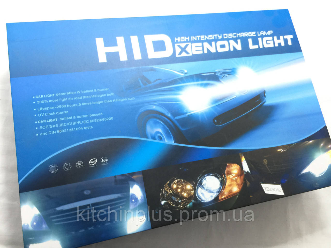 Ксенонові лампи HID XENON LIGHT H4 4-3 4300K