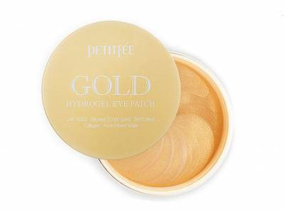 Petitfee Гідрогелеві Патчі з Золотим Комплексом Gold Hydrogel +5 golden complex Eye Patch 60 шт