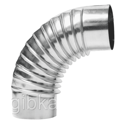 Відвід оцинкований 140 мм 90*, фото 1