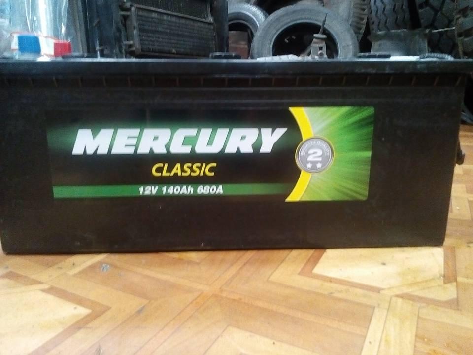 Акумулятор 6СТ-140А бічна (+/-) Mercury Classic