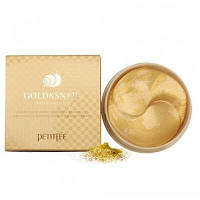 Патчи под глаза с Золотом и Улиткой Petitfee Gold & Snail Hydrogel Eye Patch 60 шт