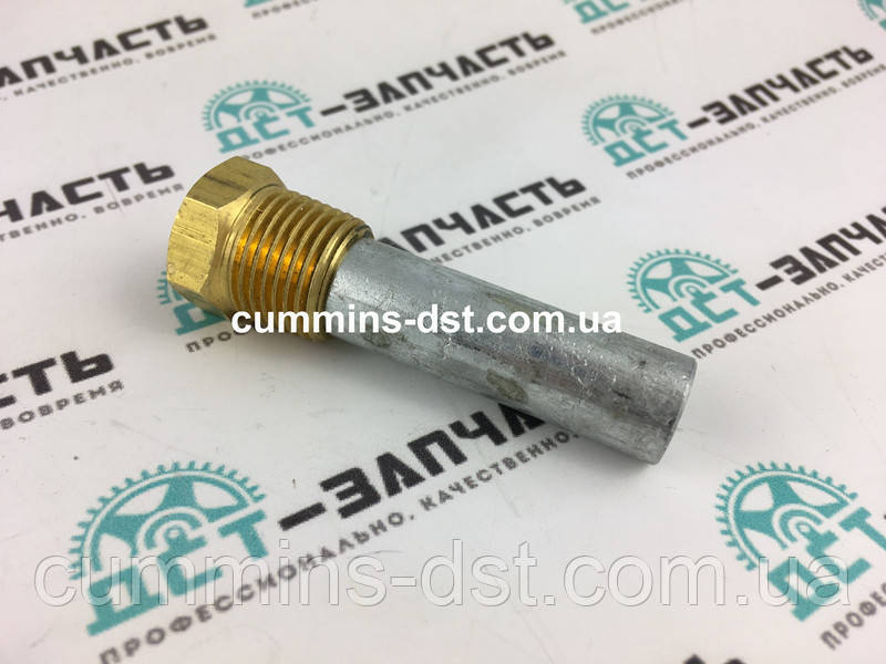 68241 Цинковий електрод від корозії блоку Cummins 6B5.9, фото 1