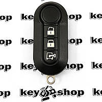 Оригинальный ключ для Fiat Doblo, Fiorino, Qubo (Фиат) для Delphi BSI, 3 кнопки, чип ID 46 (PCF 7946), 433MHZ