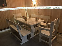 Меблі для лазні і сауни з дерева від виробника, фото 1