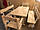 Меблі для лазні і сауни з дерева від виробника, фото 2