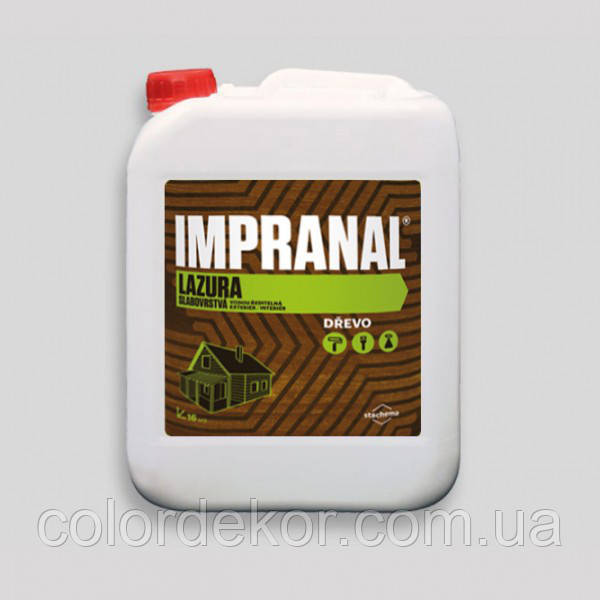 Тонкослойный лак-лазурь для дерева на водной основе IMPRANAL (белый) 5 л