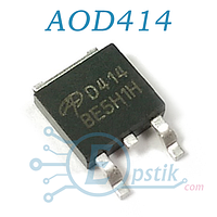 AOD414, Mosfet транзистор N канал, 30В 85А, TO252