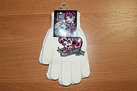 Перчатки для девочек Monster High, 16см