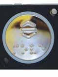 Кнопка колони наказу,Button HMG 4 mirror Braille, Kleemann, клеман