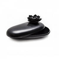 Шкатулка для украшений и аксессуаров Lotus Pebble Box Qualy (черный)