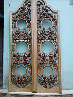 Царские Врата ручной работы из натурального дерева