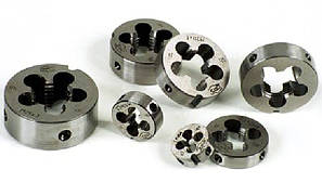 Плашки круглі для метричної різьби