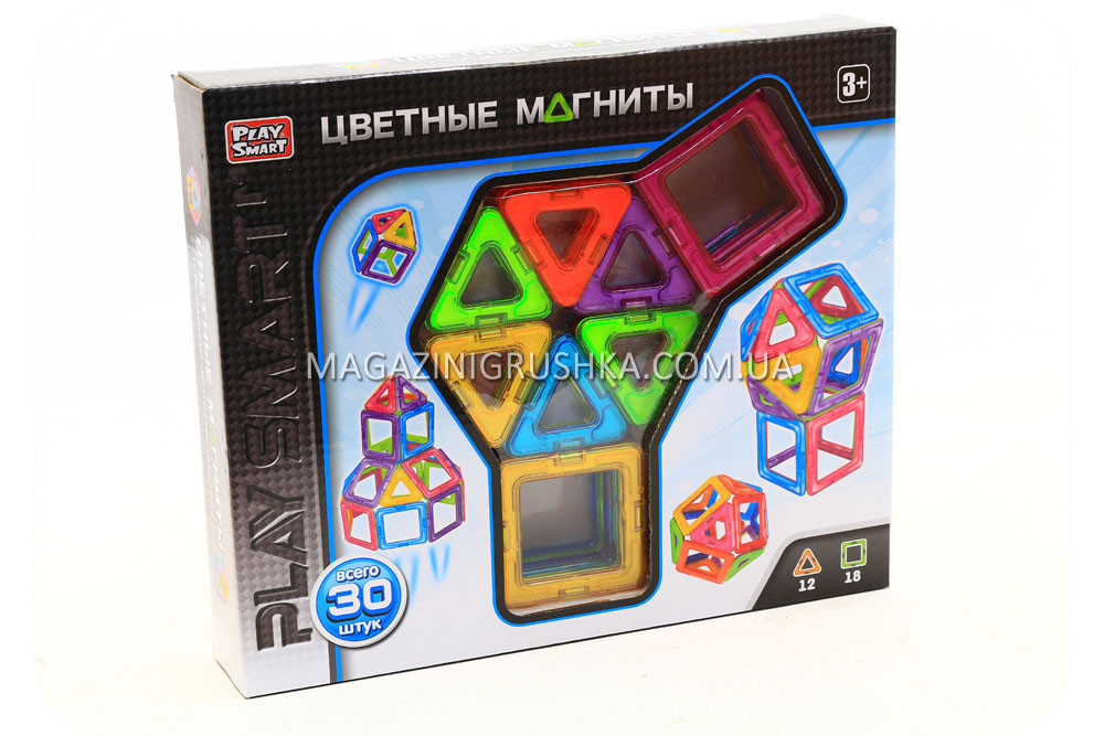 Магнитный конструктор 2427 - 30 деталей